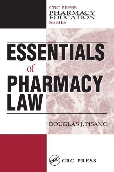 Essentials of Pharmacy Law / Edition 1