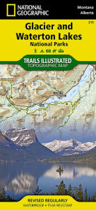 Title: Glacier and Waterton Lakes National Parks, Author: Trails Illustrated