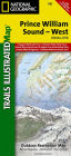 Prince William Sound - West, Alaska, USA Outdoor Recreation Map