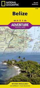 Title: Belize, Author: National Geographic Maps