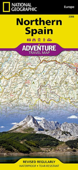Northern Spain: Camino de Santiago (National Geographic Adventure Map, 3306)