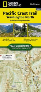 Title: Pacific Crest Trail: Washington North Map [Canada to Snoqualmie Pass], Author: National Geographic Maps - Trails Illustrated