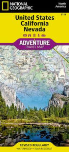 Title: United States, California and Nevada Map, Author: National Geographic Maps - Adventure