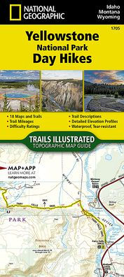 Yellowstone National Park Day Hikes Map