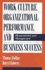 Work Culture, Organizational Performance, and Business Success: Measurement and Management