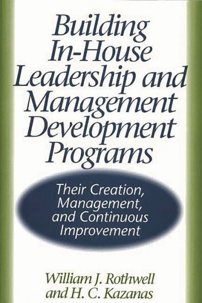 Building In-House Leadership and Management Development Programs: Their Creation, Management, and Continuous Improvement