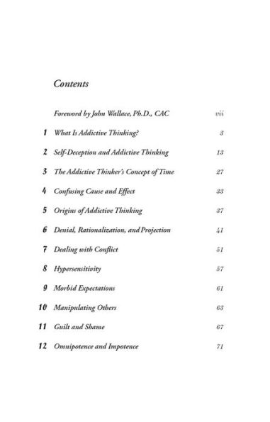 Addictive Thinking: Understanding Self-Deception