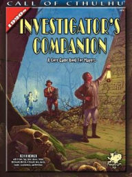 Title: 1920s Investigator Companion, Author: Keith Herber