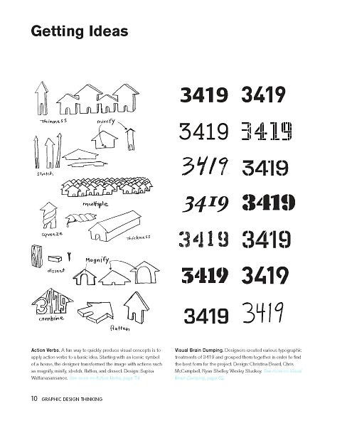 Graphic Design Thinking: Beyond Brainstorming (renowned designer Ellen Lupton provides new techniques for creative thinking about design process with examples and case studies)