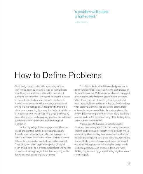 Graphic Design Thinking: How to Define Problems, Get Ideas, and Create Form