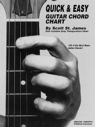 Title: Quick and Easy Guitar Chord Chart, Author: Scott St. James