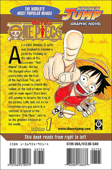 One Piece, Vol. 1: Romance Dawn by Eiichiro Oda, Paperback