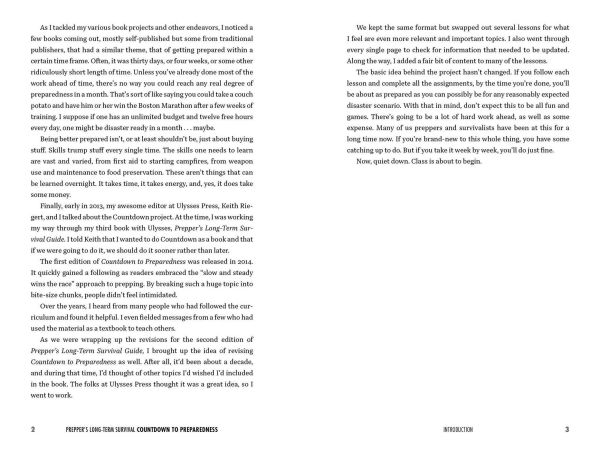 Prepper's Long-Term Survival: Countdown to Preparedness: The Prepper's 52-Week Course to Total Disaster Readiness