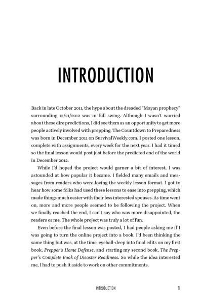 Prepper's Long-Term Survival: Countdown to Preparedness: The Prepper's 52-Week Course to Total Disaster Readiness