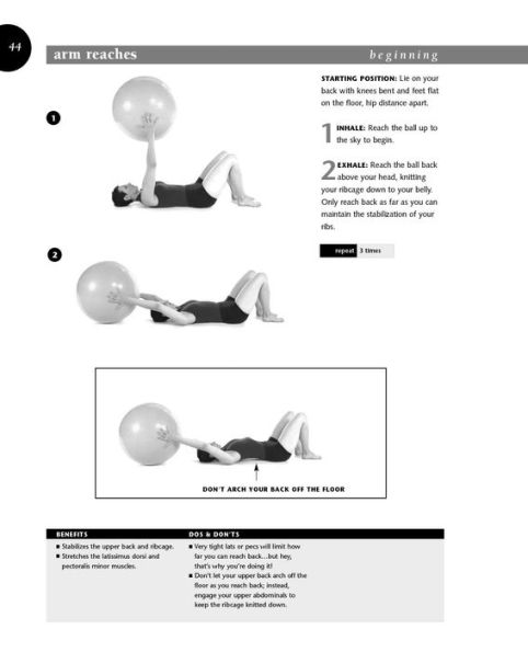 Ellie Herman's Pilates Workbook on the Ball: Illustrated Step-by-Step Guide