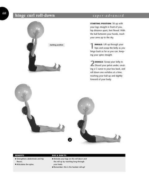 Ellie Herman's Pilates Workbook on the Ball: Illustrated Step-by-Step Guide