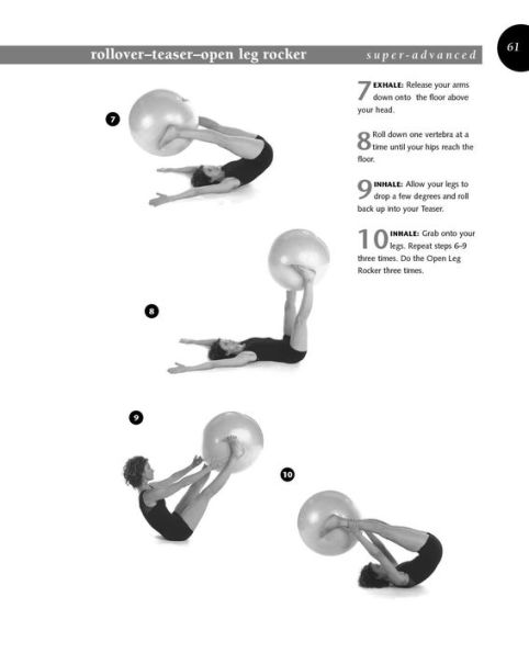 Ellie Herman's Pilates Workbook on the Ball: Illustrated Step-by-Step Guide