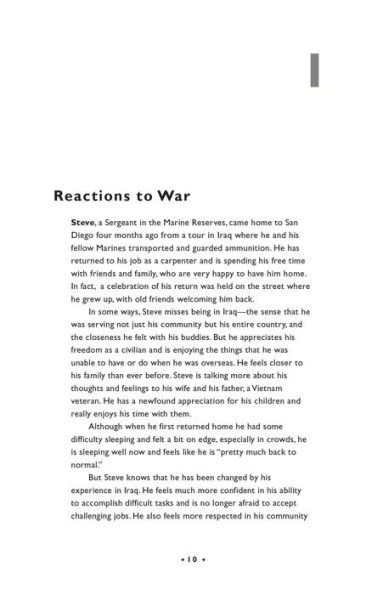 Courage After Fire: Coping Strategies for Troops Returning from Iraq and Afghanistan and Their Families