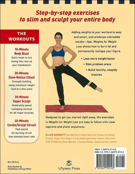 Barnes and Noble Weights for Weight Loss: Fat-Burning and Muscle-Sculpting  Exercises with Over 200 Step-by-Step Photos