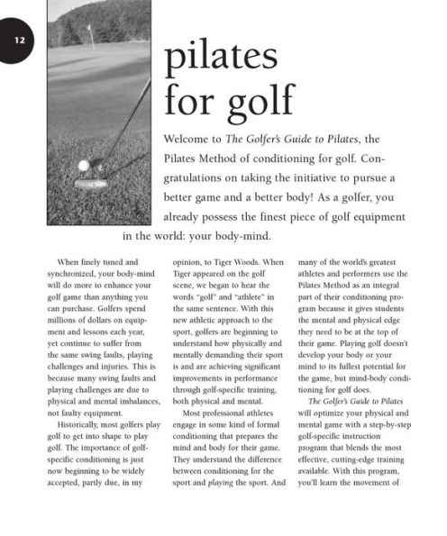 The Golfer's Guide to Pilates: Step-by-Step Exercises Strengthen Your Game
