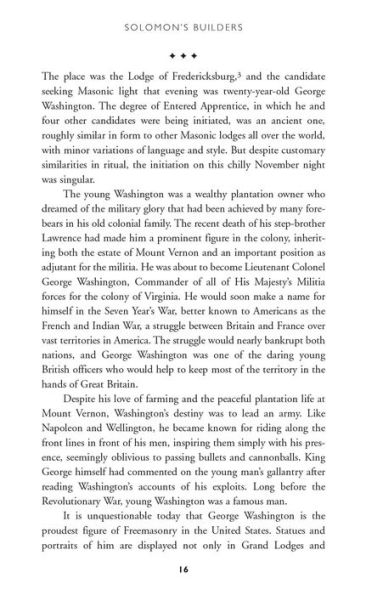 Solomon's Builders: Freemasons, Founding Fathers and the Secrets of Washington D.C.