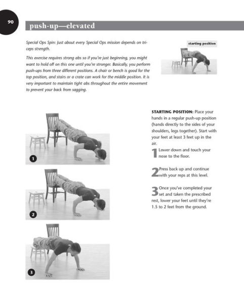 Special Ops Fitness Training: High-Intensity Workouts of Navy Seals, Delta Force, Marine Force Recon and Army Rangers