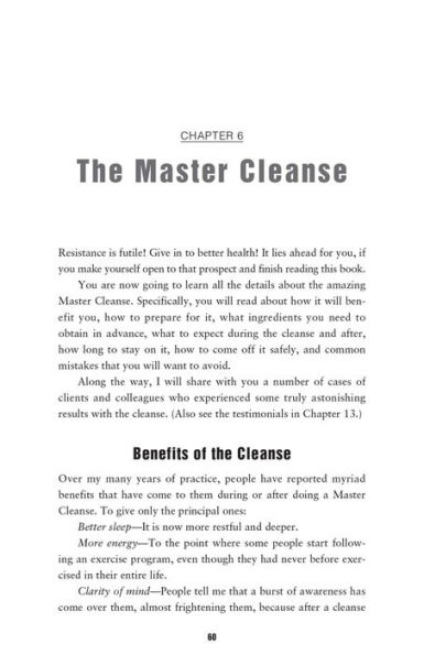 master cleanse before and after