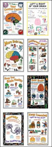 Title: Braindemonium poster set, Author: Kathleen Carroll