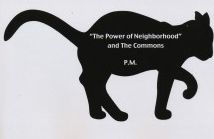 ''The Power of Neighborhood'' and The Commons