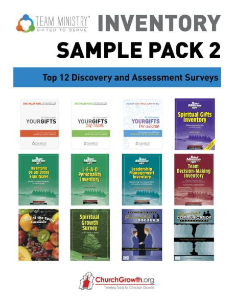 Survey Sample Pack: Top 12 Surveys for Evaluation and Growth. $53.88 value for only $29.99 - that's only $2.50 per survey