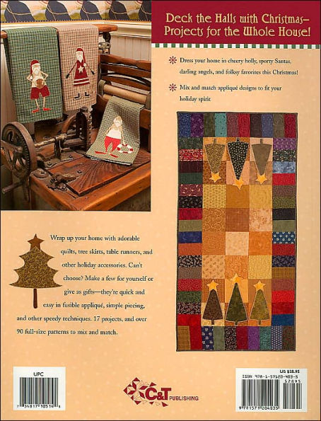 A Cozy Quilted Christmas: 90 Designs, 17 Projects to Decorate Your Home