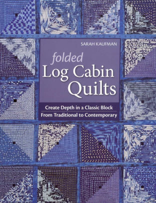Folded Log Cabin Quilts Create Depth In A Classic Black From