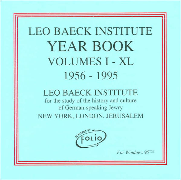 Leo Baeck Institute Yearbook Volumes I-XL, 1956-1995