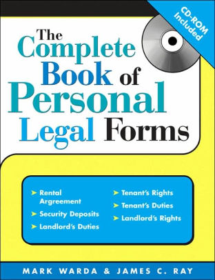 The complete book of personal legal forms