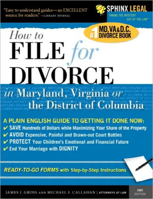File For Divorce In Maryland Virginia Or The District Of