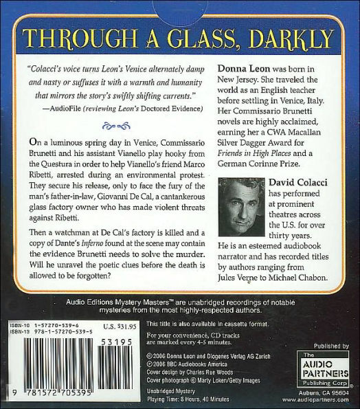 Through a Glass Darkly (Guido Brunetti Series #15)