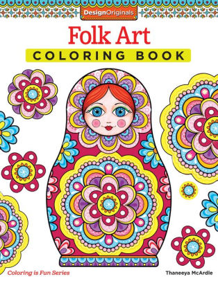 Download Folk Art Coloring Book By Thaneeya Mcardle Paperback Barnes Noble