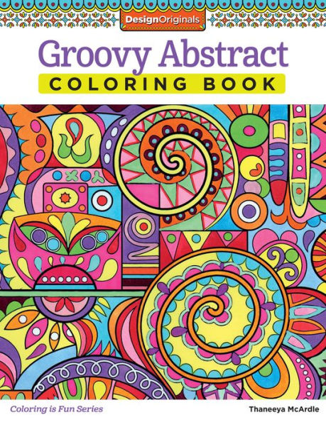 Groovy Abstract Coloring Book