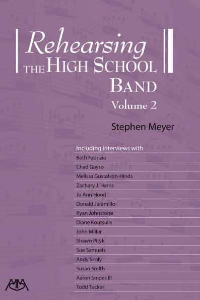 Rehearsing the High School Band