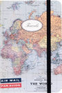 World Map Small Lined Notebook