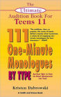 111 One-Minute Monologues by Type