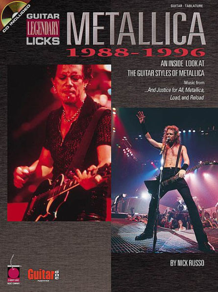 Metallica - Legendary Licks 1988-1996 Book/Online Audio