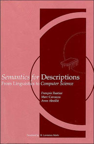 Title: Semantics for Descriptions / Edition 2, Author: Francois Rastier