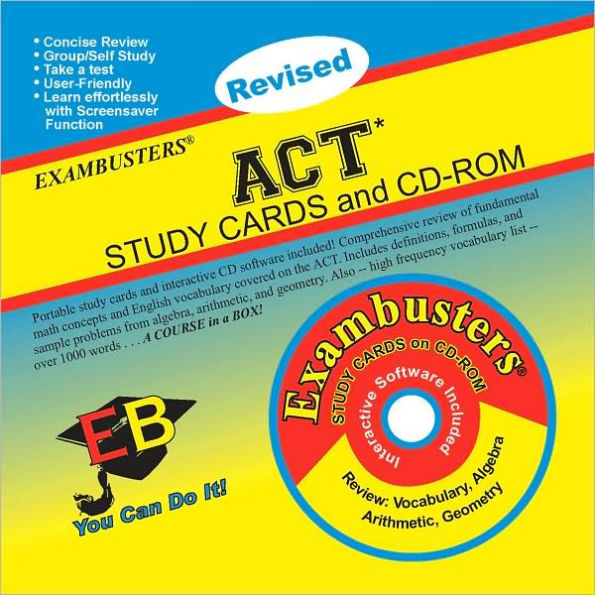 ACT: Exambusters Study Cards & CD-ROM