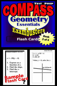 Title: COMPASS Test Prep Geometry Review--Exambusters Flash Cards--Workbook 3 of 4: Compass Exam Study Guide, Author: Compass Exambusters