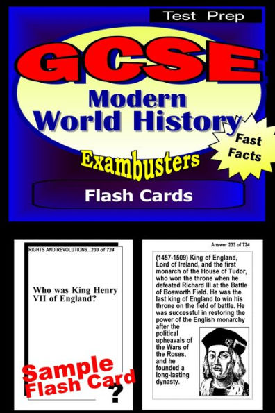 GCSE Modern World History Test Prep Review--Exambusters Flash Cards: GCSE Exam Study Guide