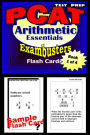 PCAT Test Prep Arithmetic Review--Exambusters Flash Cards--Workbook 1 of 4: PCAT Exam Study Guide