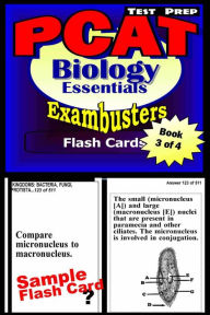 Title: PCAT Test Prep Biology Review--Exambusters Flash Cards--Workbook 3 of 4: PCAT Exam Study Guide, Author: PCAT Exambusters