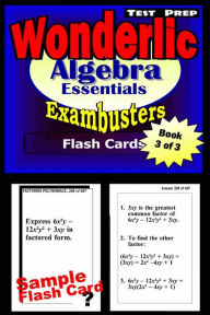 Title: Wonderlic Test Prep Algebra Review--Exambusters Flash Cards--Workbook 3 of 3: Wonderlic Exam Study Guide, Author: Wonderlic Exambusters