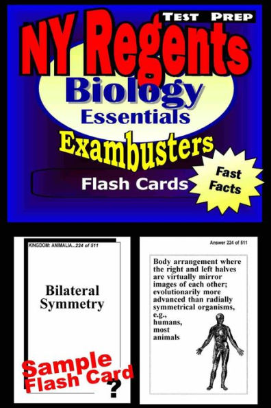 NY Regents Biology-Living Environment Test Prep Review--Exambusters Flashcards: New York Regents Exam Study Guide